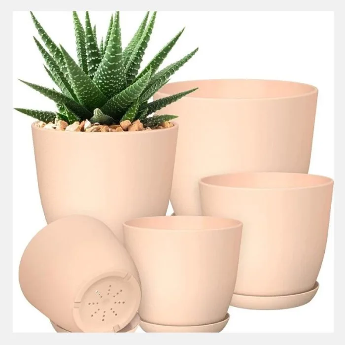 Pack Of 5 Decorative Pots For Indoor Plants - Image 7
